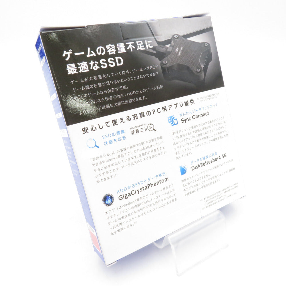 I-O DATA (アイ・オー・データ機器) ポータブルSSD USB 3.2 Gen 1（USB 3.0）1TB スモーキーブラック SSPH-UA1KB 未使用品