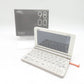 CASIO カシオ 電子辞書 EX-word エクスワード XD-SR9800WE ホワイト 英語モデル XD-SR9800WE