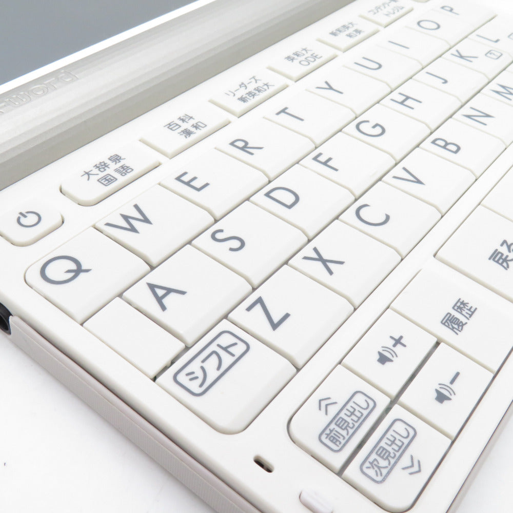 CASIO カシオ 電子辞書 EX-word エクスワード XD-SR9800WE ホワイト 英語モデル XD-SR9800WE