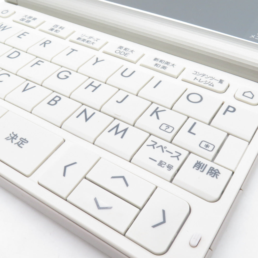 CASIO カシオ 電子辞書 EX-word エクスワード XD-SR9800WE ホワイト 英語モデル XD-SR9800WE