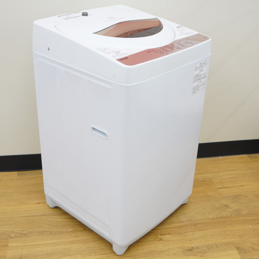 TOSHIBA製縦型洗濯機AW-5G8(W)