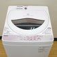 TOSHIBA (東芝) 洗濯機 全自動電気洗濯機 縦型 AW-5G6(W) 5.0kg 2019年製 グランホワイト 一人暮らし