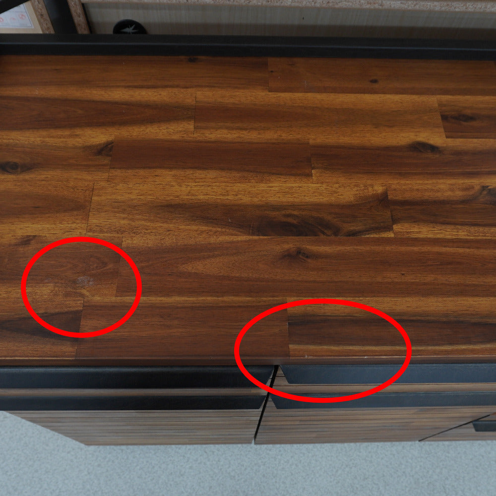 unico (ウニコ) SWELLA キッチンボード W1200 食器棚 レンジボード