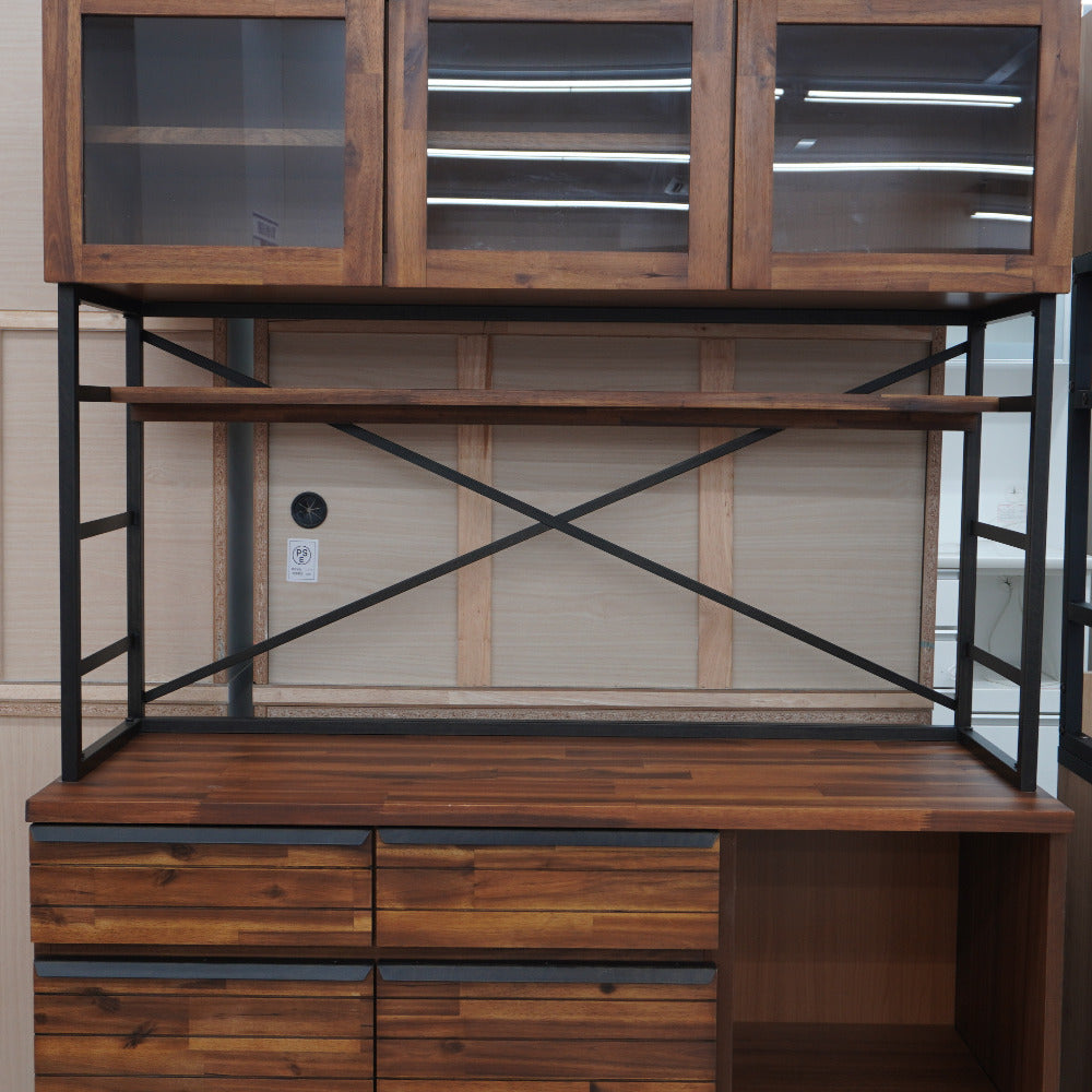 unico (ウニコ) SWELLA キッチンボード W1200 食器棚 レンジボード