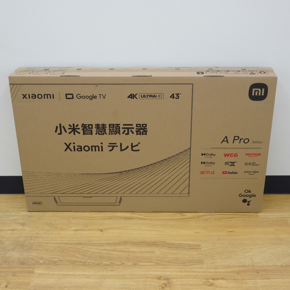 Xiaomi (シャオミ) テレビ 43V型 4K対応液晶 チューナーレススマートテレビ TV A Pro 43 Google TV搭載 L43M8-A2TWN 未開封品