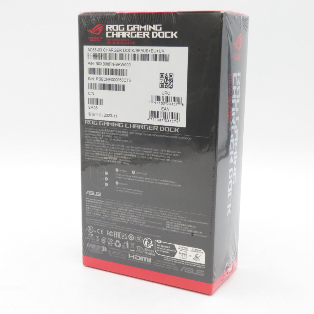 ASUS (エイスース) ROG Gaming Charger Dock オールインワンチャージャー AC65-03 未開封品 【コンプオフ金沢野々市店】 ASUS (エイスース) ROG Gaming Charger Dock オールインワン