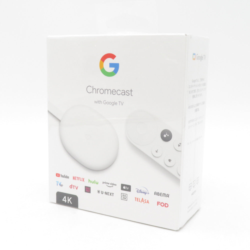Chromecast with Google TV 4K 未開封品 GA01919-JP 未使用品