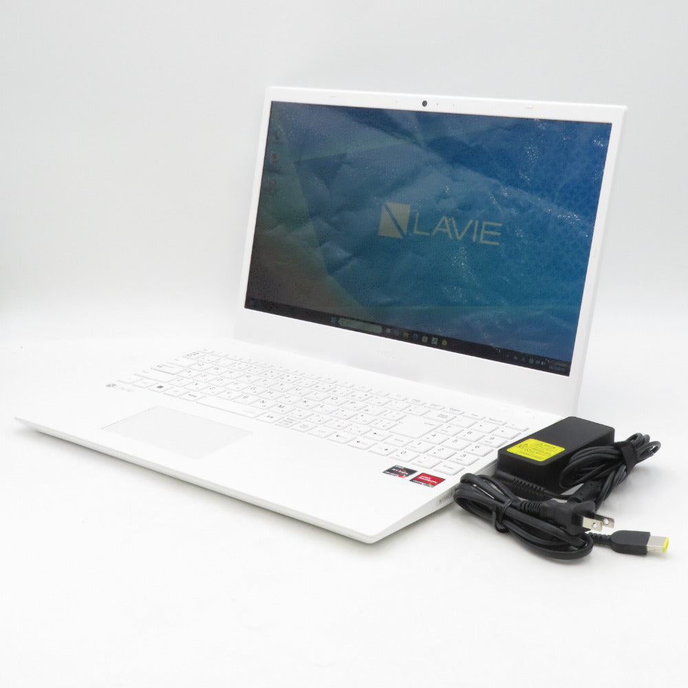 NEC LaVie N (ラヴィエヌ) ノートパソコン 15.6型 Ryzen7 5700U メモリ8GB SSD256GB パールホワイト N156C/EAW PC-N156CEAW