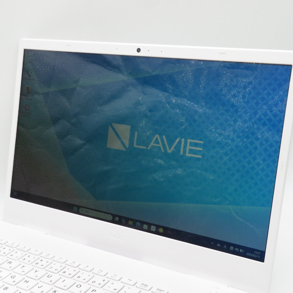 NEC LaVie N (ラヴィエヌ) ノートパソコン 15.6型 Ryzen7 5700U メモリ8GB SSD256GB パールホワイト N156C/EAW PC-N156CEAW