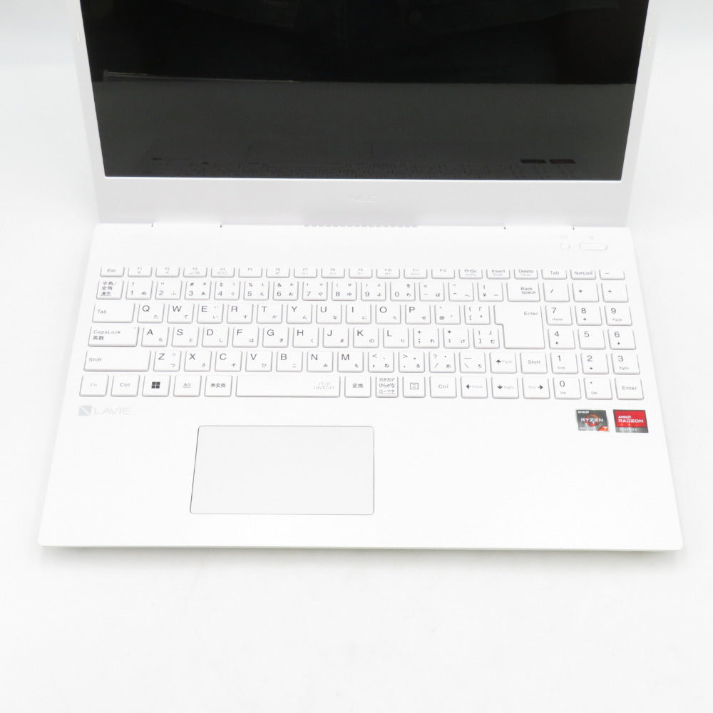 NEC LaVie N (ラヴィエヌ) ノートパソコン 15.6型 Ryzen7 5700U メモリ8GB SSD256GB パールホワイト N156C/EAW PC-N156CEAW