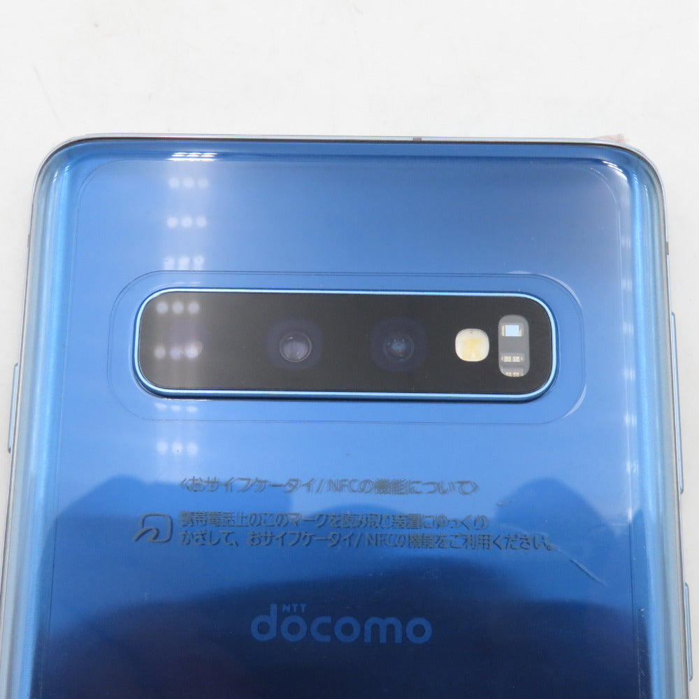 Galaxy (ギャラクシー) Androidスマホ docomo版 Galaxy S10 プリズムブルー SIMロック解除済 ネットワーク利用制限〇 本体のみ SC-03L