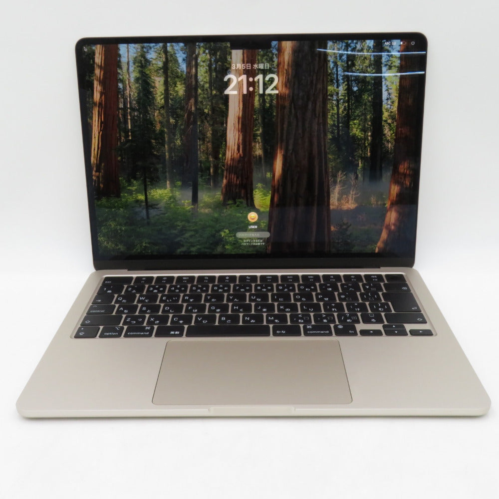 Apple MacBook Air Liquid Retinaディスプレイ 13.6 MLY13J/A [スター