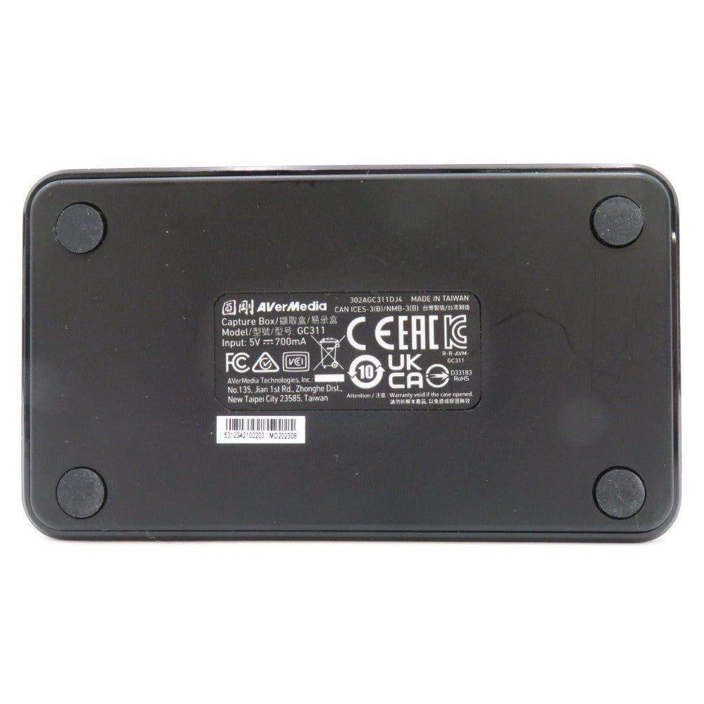 AVerMedia アバーメディア ゲームキャプチャーボックス HDMIパススルー 1920x1080 (60fps) 録画対応 Live Gamer MINI GC311