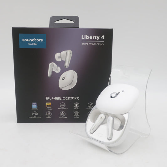 Anker アンカー オーディオ機器 Soundcore Liberty 4 ホワイト カナル型 完全ワイヤレスイヤホン A3953N21