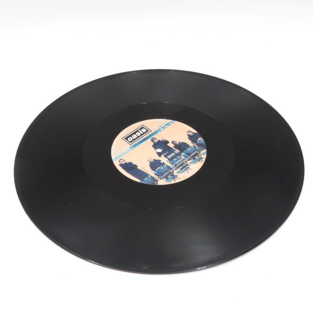 レコード LP盤 オアシス roll with it CRE212T