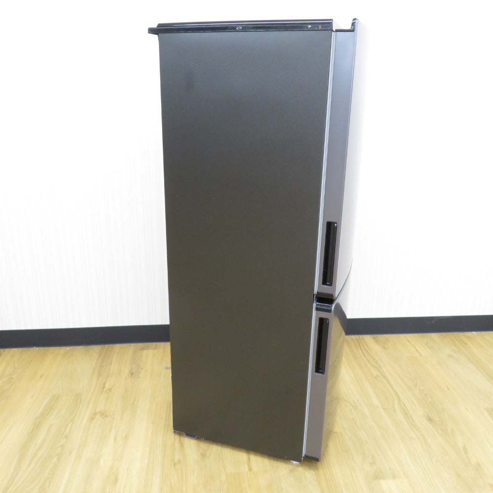 Haier (ハイアール) 冷蔵庫 175L 2ドア JR-F18KS-AK アッシュブラック 2024年製 右開き 一人暮らし アウトレット品 未使用品