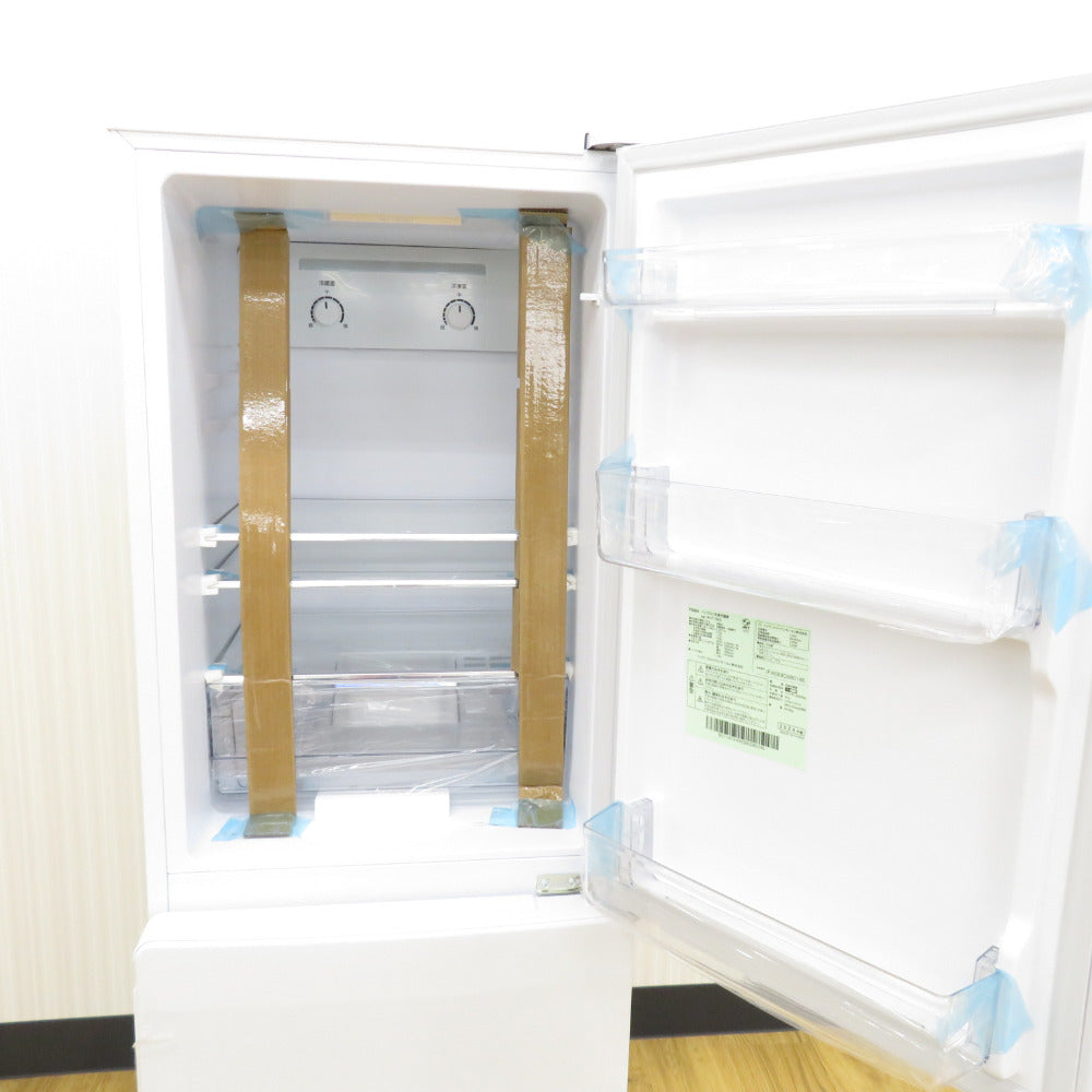 Haier ハイアール 冷蔵庫 175L 2ドア JR-F18KS-FW オフホワイト 2024年製 右開き 一人暮らし アウトレット品 未使用品