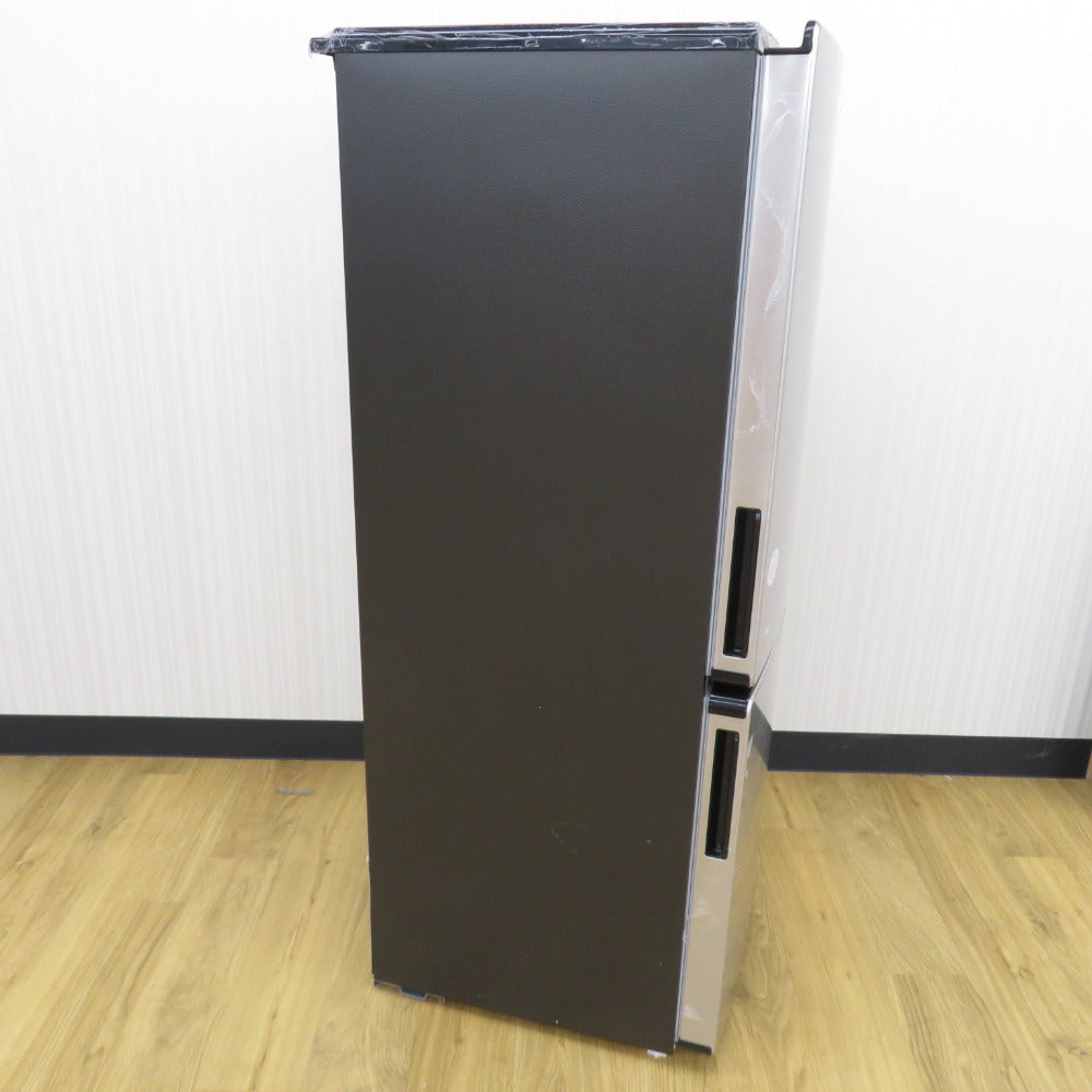 Haier ハイアール 冷蔵庫 173L 2ドア JR-XP2NF173F-XK ステンレスブラック 2024年製 右開き 一人暮らし アウトレット品 未使用品