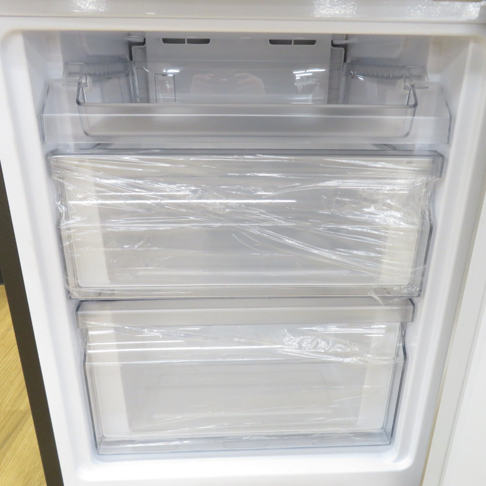 Haier ハイアール 冷蔵庫 173L 2ドア JR-XP2NF173F-XK ステンレスブラック 2024年製 右開き 一人暮らし アウトレット品 未使用品