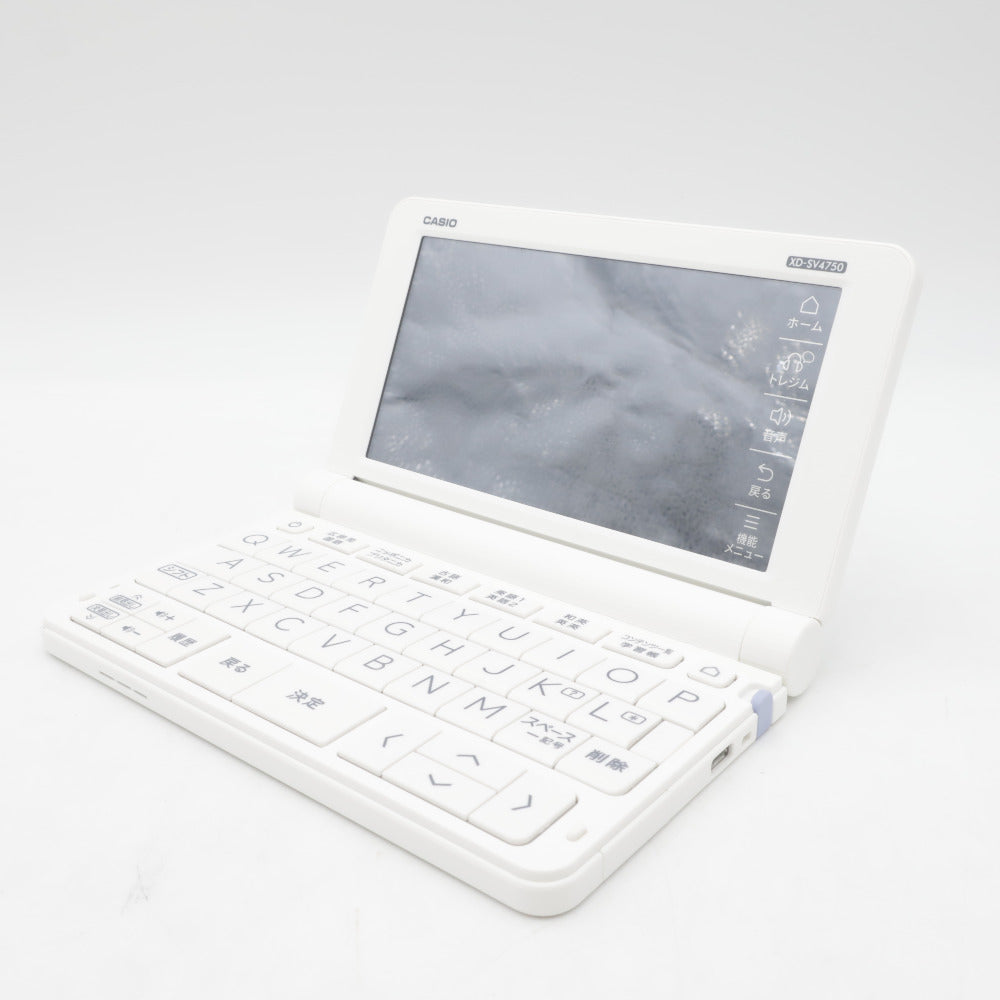 CASIO カシオ 小型家電 電子辞書 CASIO EX-word XD-SV4750 高校生モデル ホワイト