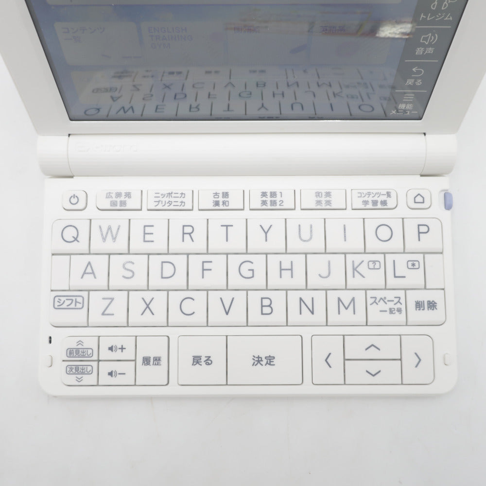CASIO カシオ 小型家電 電子辞書 CASIO EX-word XD-SV4750 高校生モデル ホワイト