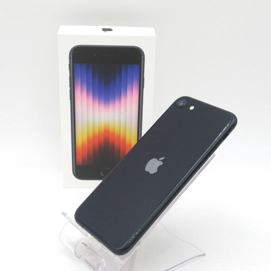 Apple iPhone SE第3世代 softbank版 64GB MMYC3J/A ミッドナイト ネットワーク利用制限〇 2022年 SIMロックなし