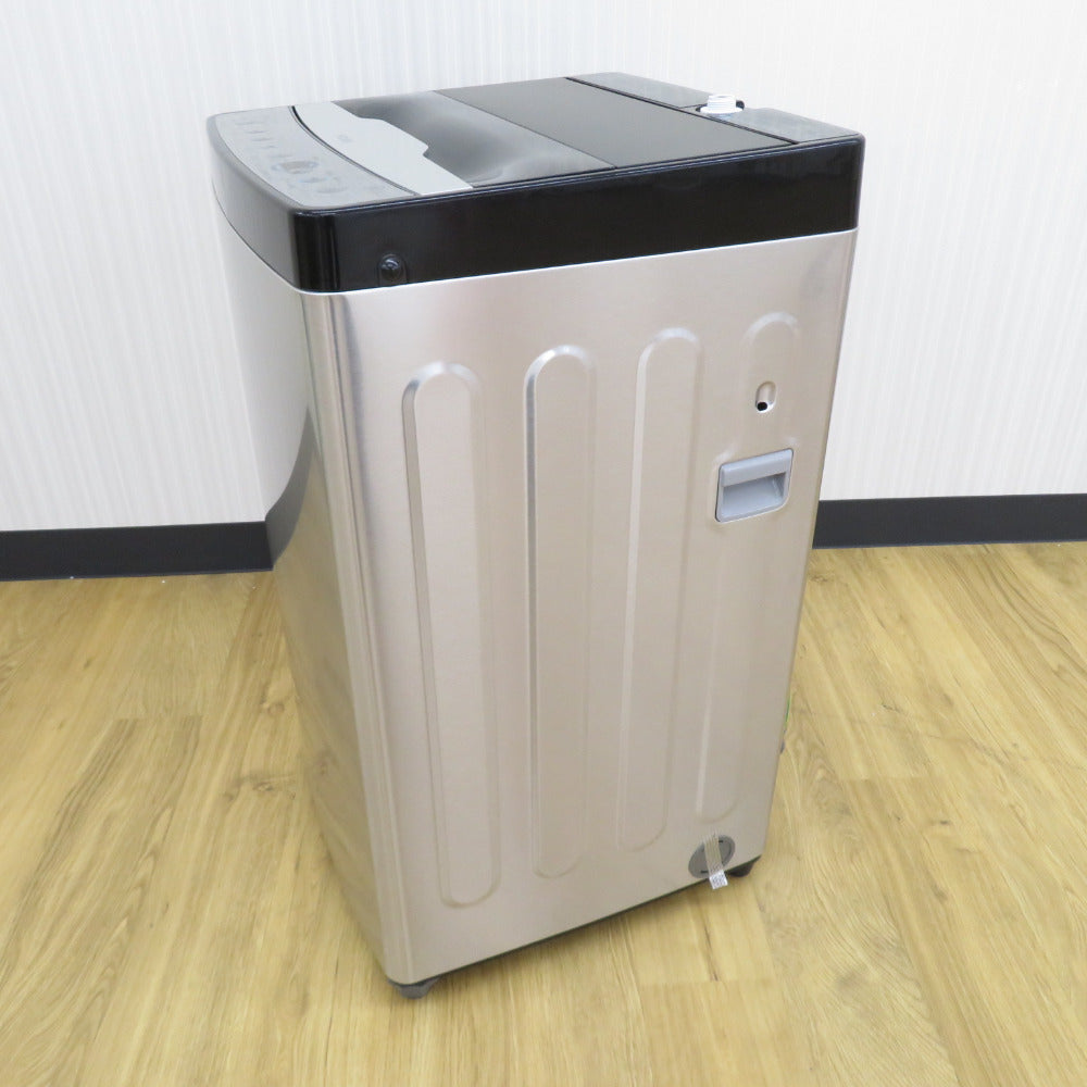 Haier ハイアール 全自動電気洗濯機 縦型 JW-XP2CD55F 5.5kg 2024年製 簡易乾燥機能付 ステンレスブラック 一人暮らし アウトレット品