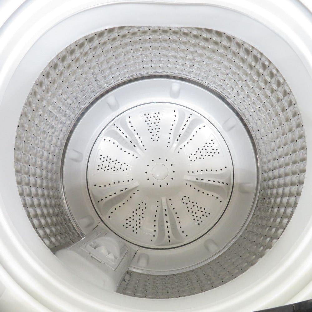 Haier ハイアール 全自動電気洗濯機 縦型 JW-XP2CD55F 5.5kg 2024年製 簡易乾燥機能付 ステンレスブラック 一人暮らし アウトレット品
