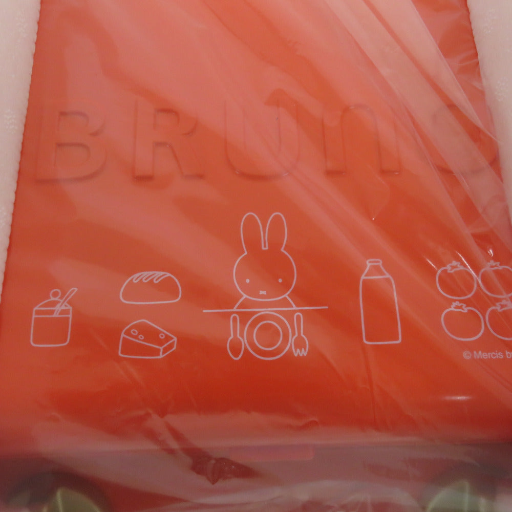 未使用 BRUNO (ブルーノ)  miffy グリルサンドメーカー ダブル BOE089-BRR ブルーナレッド