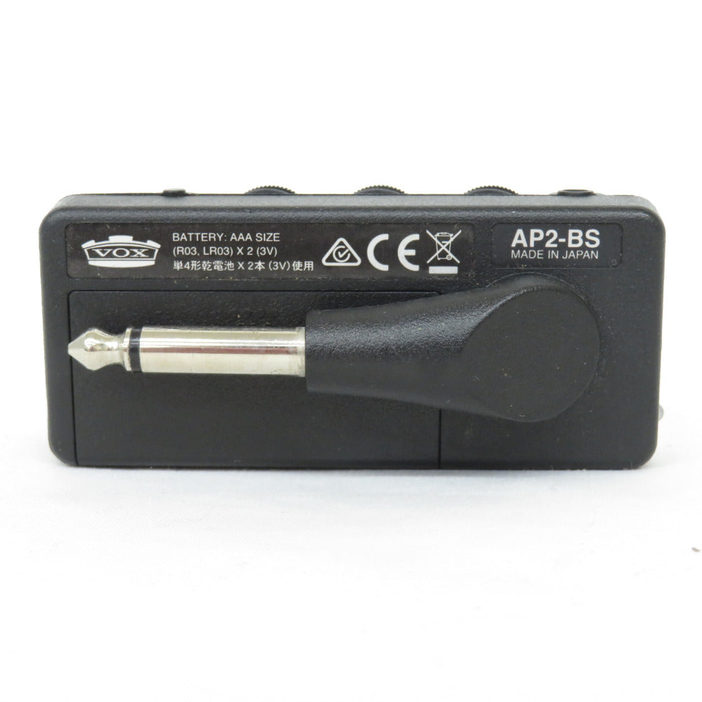 VOX ヴォックス オーディオ機器 本体のみ ヘッドホンアンプ 通電確認のみ amplug 2 Bass AP2-BS 動作未確認