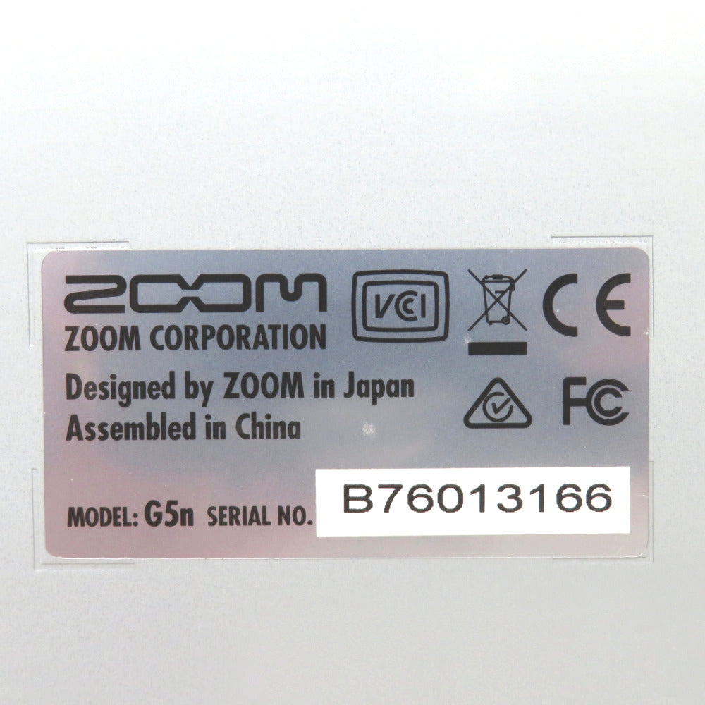 ZOOM G5n ズーム マルチエフェクター G5n Multi-Effects Processor