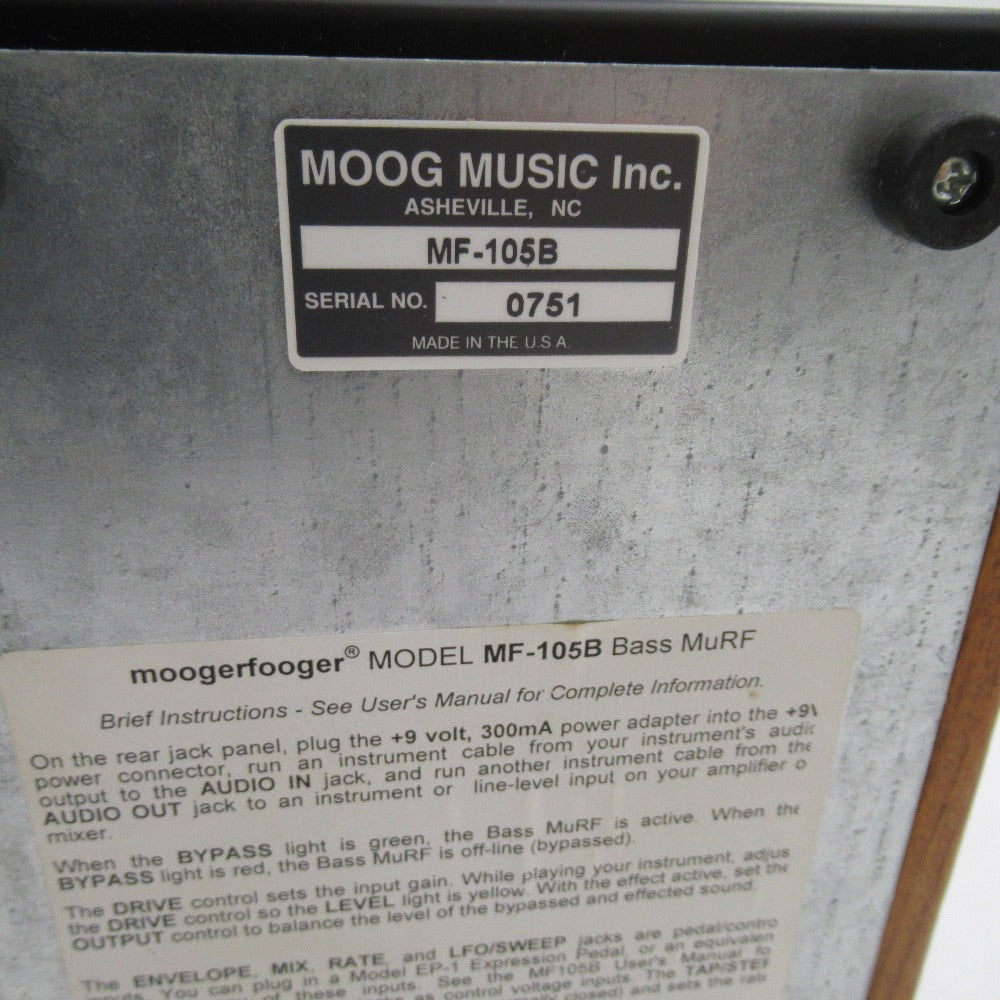 音響機材 Moog Moogerfooger MF-105 MuRF モーグ エフェクター 難あり
