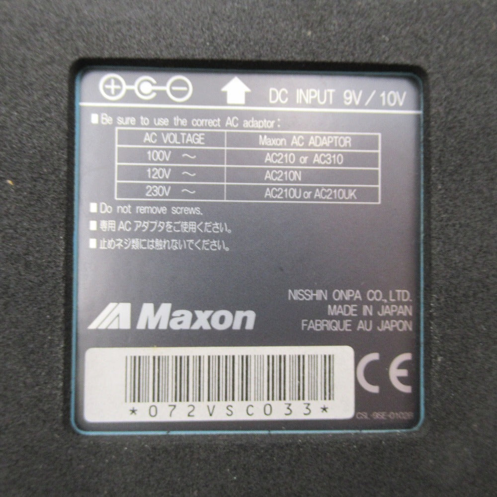 音響機材 MAXON CS550 ギターエフェクター