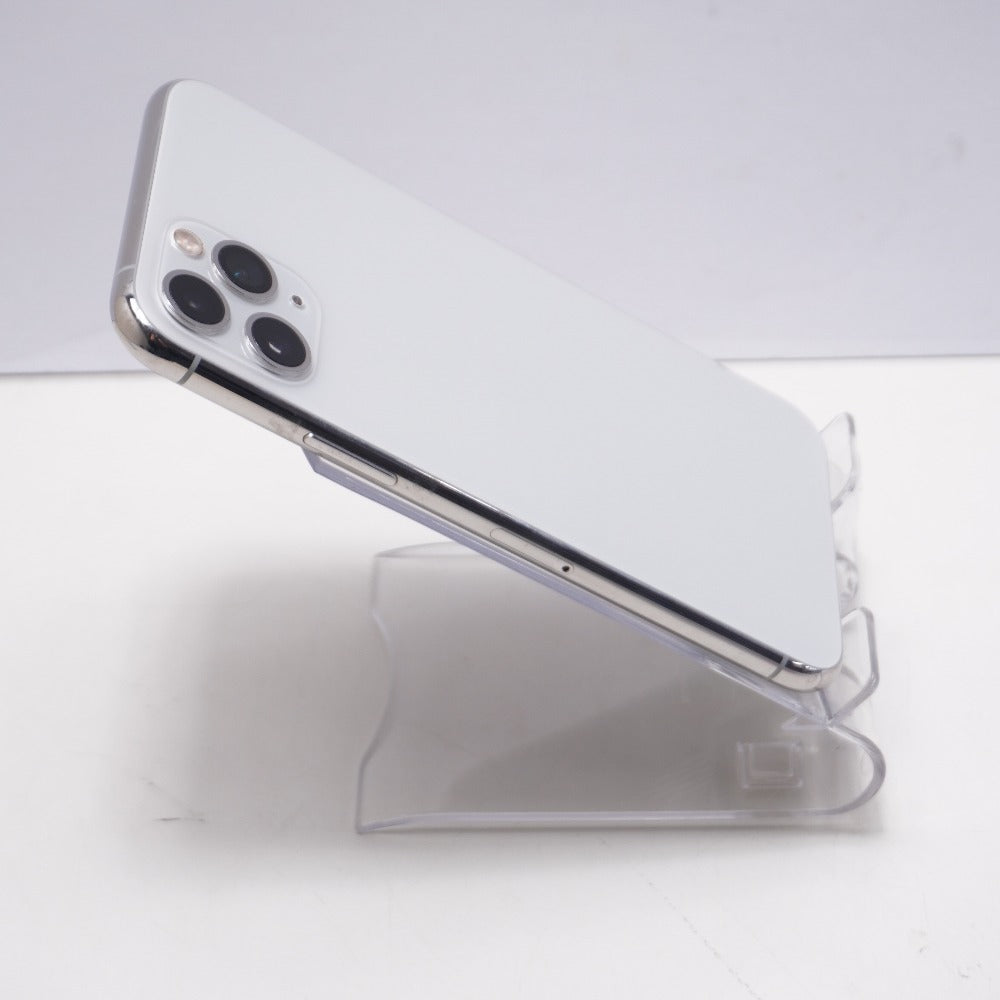 Apple iPhone 11 Pro 64GB シルバー SIMロック解除済み 画面小傷あり MWC32J/A
