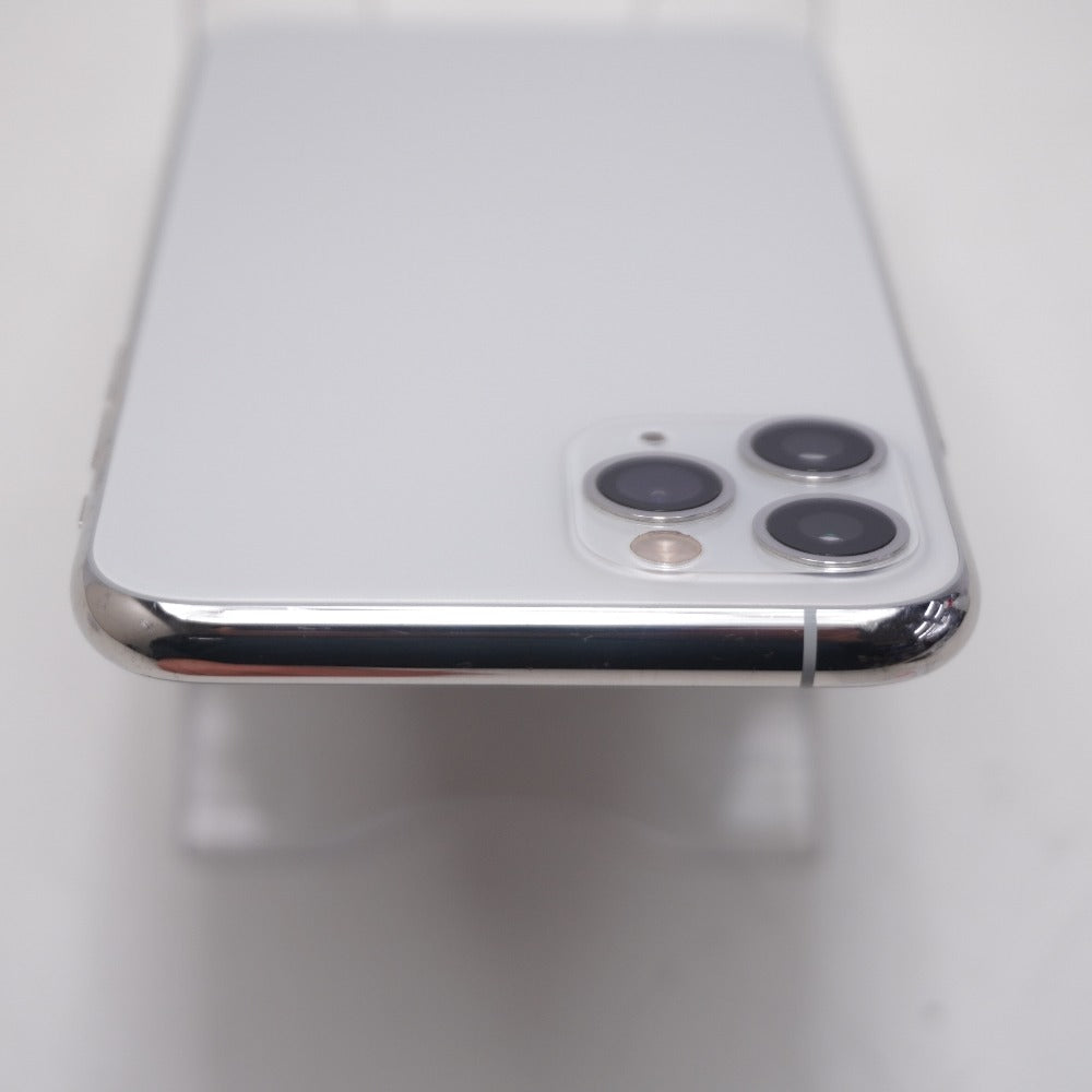 Apple iPhone 11 Pro 64GB シルバー SIMロック解除済み 画面小傷あり MWC32J/A