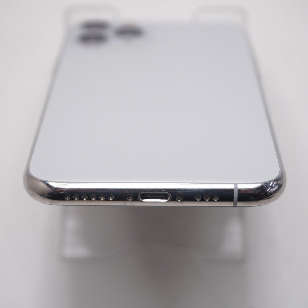 Apple iPhone 11 Pro 64GB シルバー SIMロック解除済み 画面小傷あり MWC32J/A