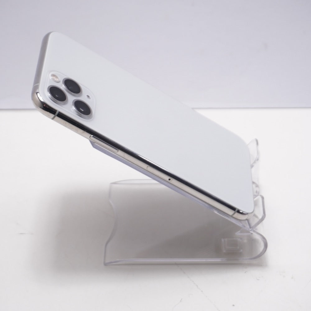 Apple iPhone 11 Pro 64GB シルバー SIMロック解除済み 画面スリキズあり MWC32J/A