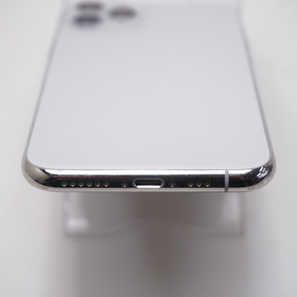 Apple iPhone 11 Pro 64GB シルバー SIMロック解除済み 画面スリキズあり MWC32J/A