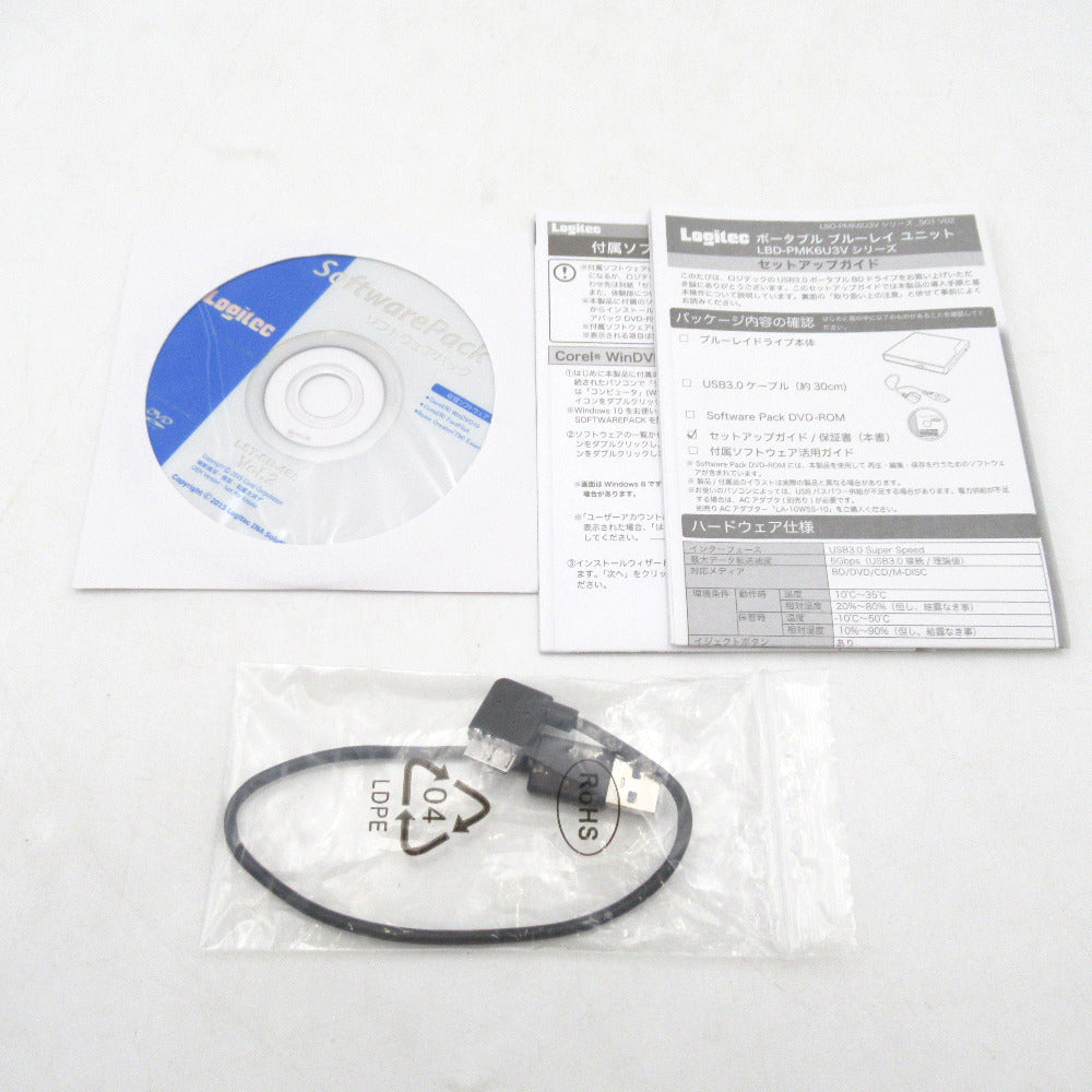 Logitec (ロジテック) USB3.0ポータブルブルーレイドライブ LBD-PMK6U3VSV 【コンプオフ金沢野々市店】 Logitec ロジテック USB3.0ポータブルブルーレイドライブ LBD