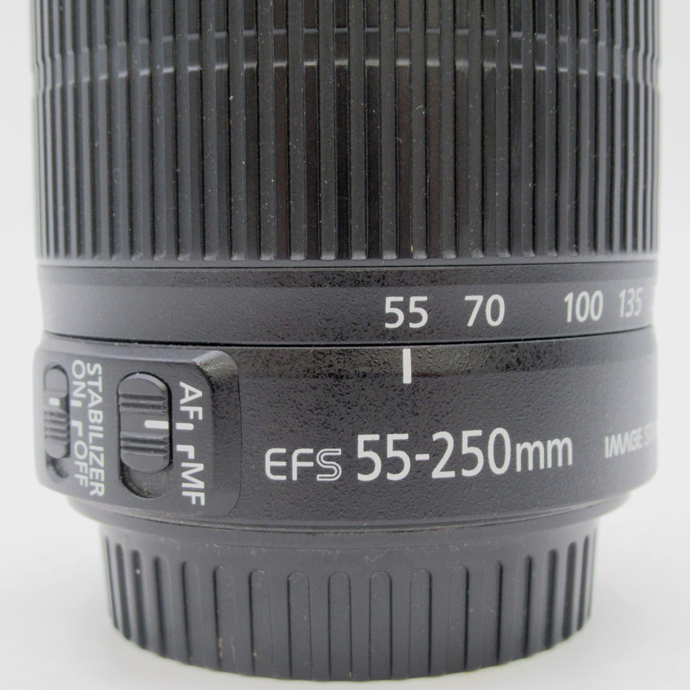 CANON キャノン 交換レンズ EF-S55-250mm F4.5-5.6 IS II キヤノンEFマウント系 望遠ズームレンズ