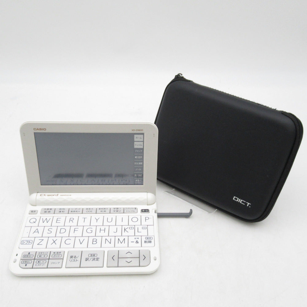 CASIO カシオ 電子辞書 XD-Z9800 英語モデル 186コンテンツ収録  ホワイト