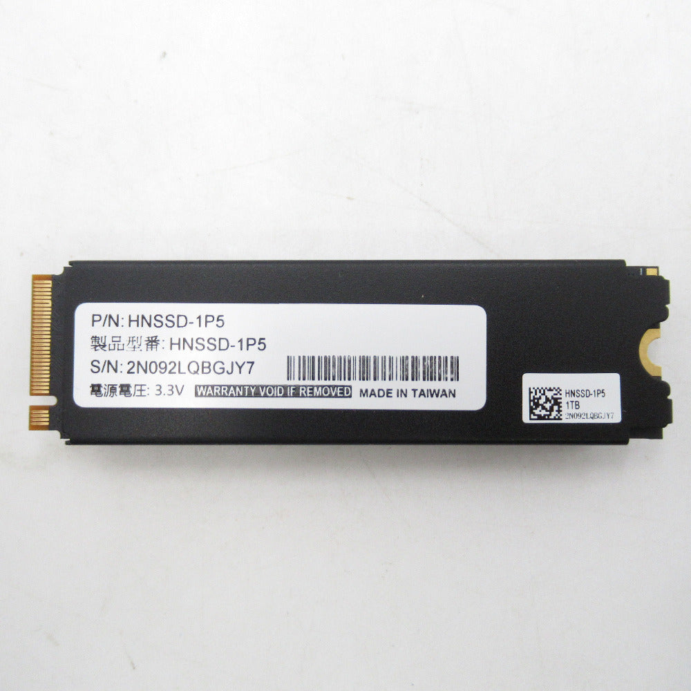 PS5 I・O DATA M.2 拡張SSD 1TB ヒートシンク付 HNSSD-1P5