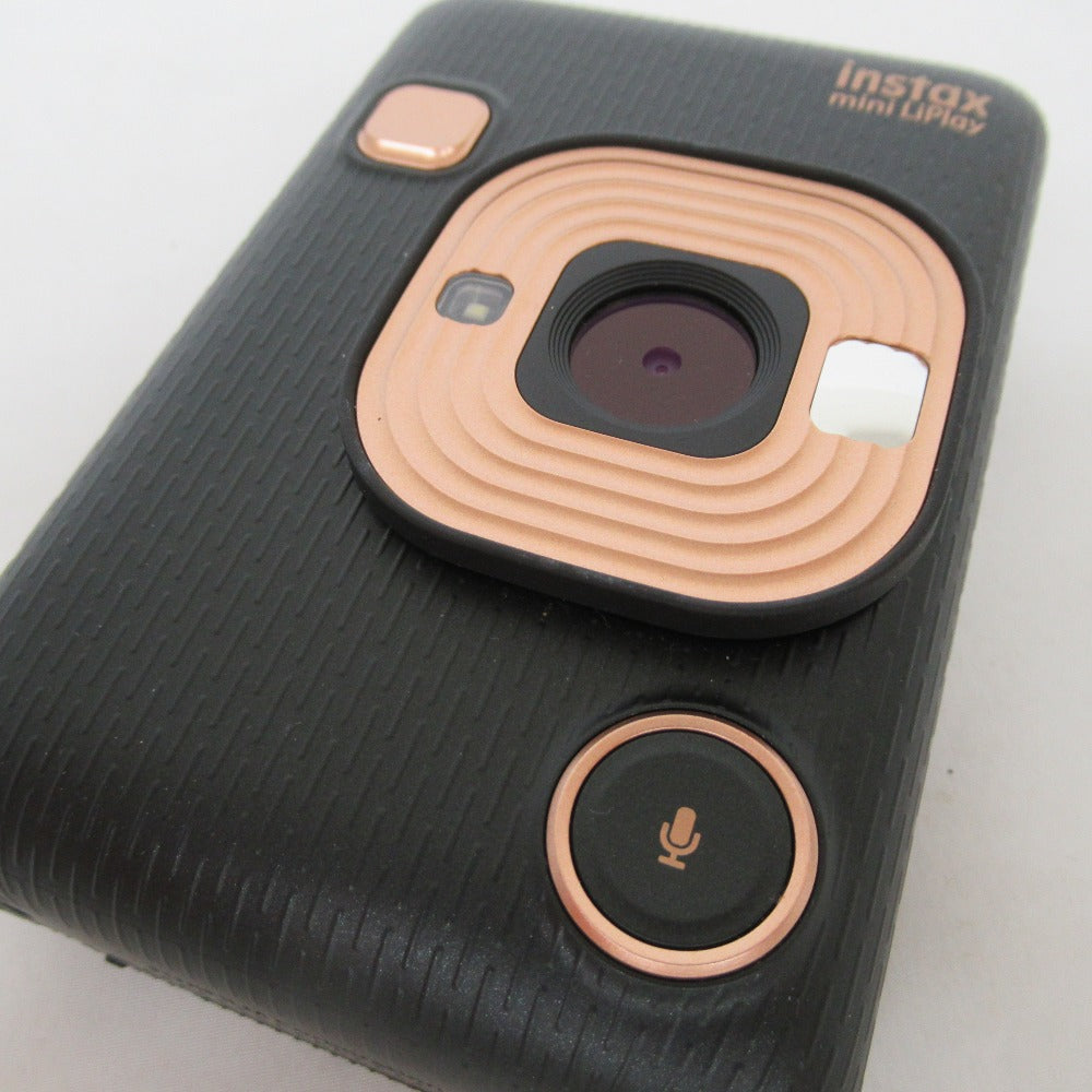 富士フイルム フジフイルム アナログカメラ チェキ インスタントカメラ/スマホプリンター instax mini LiPlay エレガントブラック