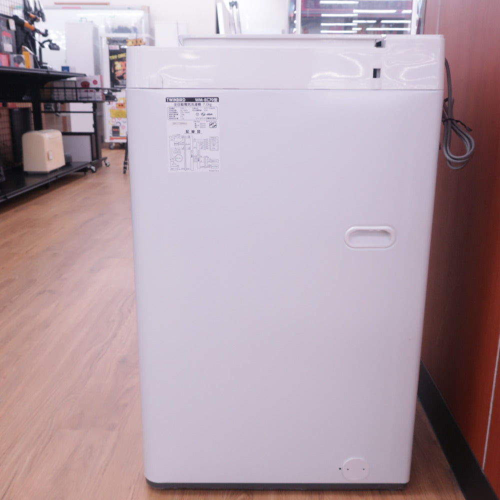 TWINBIRD ツインバード 全自動電気洗濯機 WM-EC70 7.0kg ｜コンプオフ