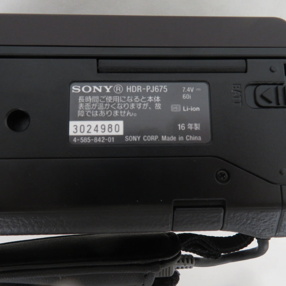 sony ソニー  ビデオカメラ 32GB 光学ズーム30倍 ボルドーブラウン Handycam ビデオカメラ本体 HDR-PJ675 【コンプオフ金沢野々市店】 sony ソニー ビデオカメラ 32GB 光学ズーム30倍 ボルドーブラウン