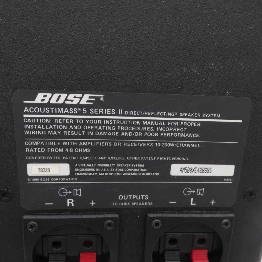 BOSE ボーズ オーディオ機器 ウーファー AM-52