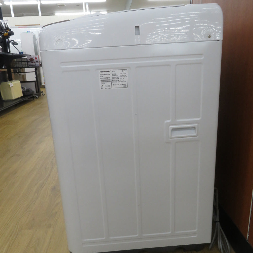 Panasonic (パナソニック) 全自動洗濯機6.0kg NA-F60PB11 【コンプオフ