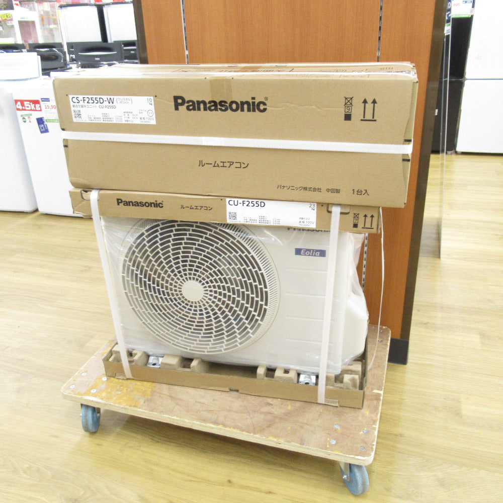Panasonic パナソニック エアコン エオリア Fシリーズ 8畳用冷暖房除湿エアコン CS-F255D-W 未使用品 【コンプオフ金沢野々市店】 Panasonic パナソニック エアコン エオリア Fシリーズ 8畳用冷暖房除湿