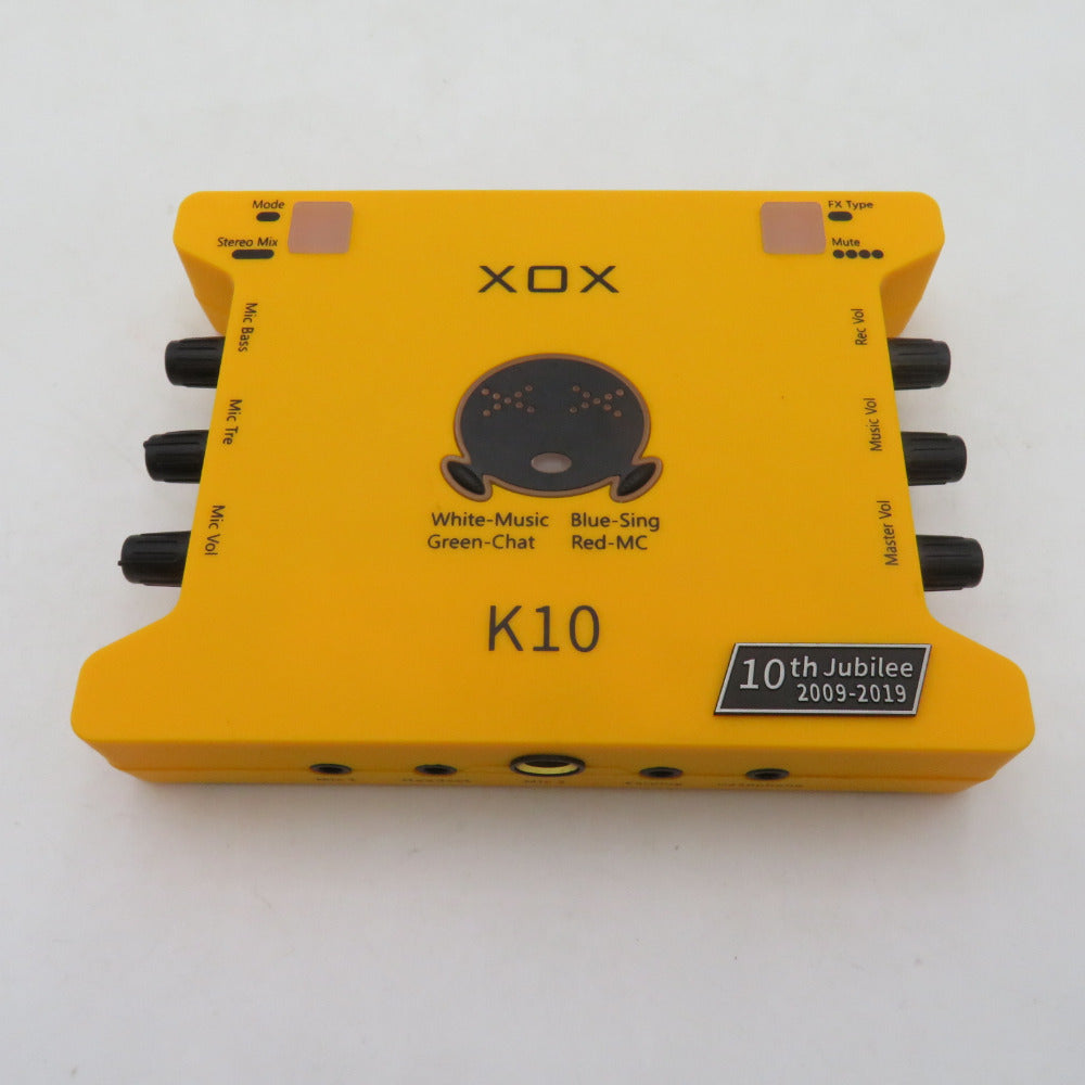 XOX USBサウンドカード  K10 10th Jubilee 【コンプオフ金沢野々市店】 XOX USBサウンドカード K10 10th Jubilee ｜コンプオフ プラス