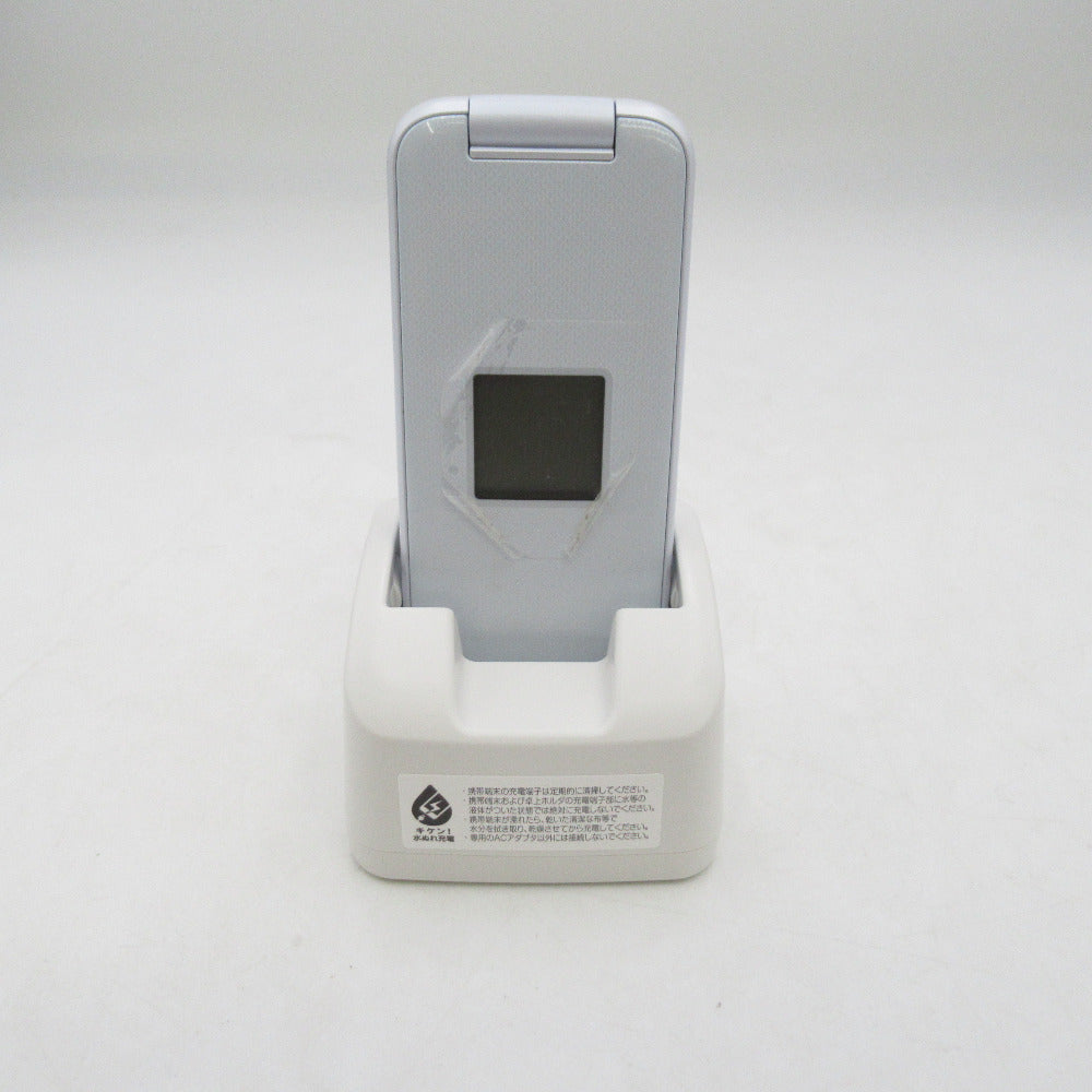 docomo らくらくホン F-01M ホワイト 2019年 ガラケー｜コンプオフ